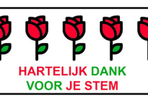 Bedankt voor uw stem!